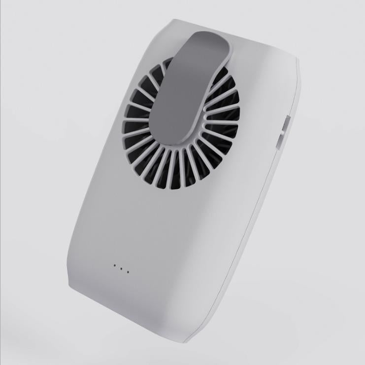 New USB Rechargeable Fan Mini Handheld Small Electric Fan Hanging Waist Hanging Neck Fan Portable Fan Lazy Fan
