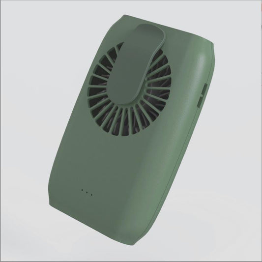 New USB Rechargeable Fan Mini Handheld Small Electric Fan Hanging Waist Hanging Neck Fan Portable Fan Lazy Fan