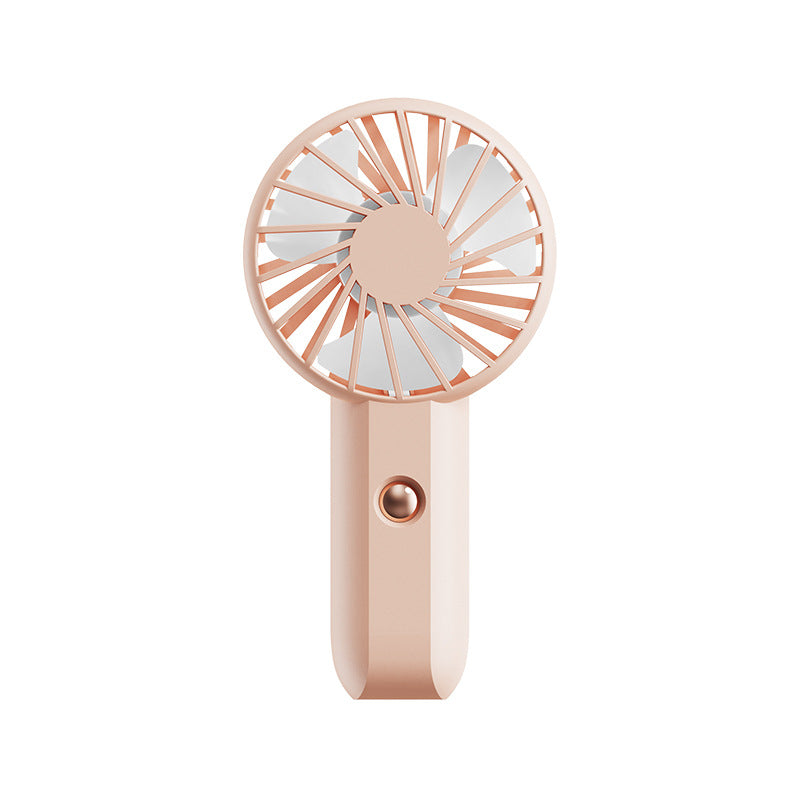New USB Rechargeable Fan Mini Handheld Small Electric Fan Hanging Waist Hanging Neck Fan Portable Fan Lazy Fan